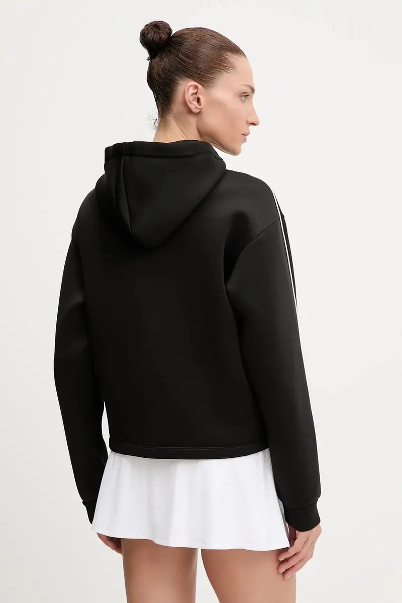 felpa donna colore nero con cappuccio SF8641 miniatura 3