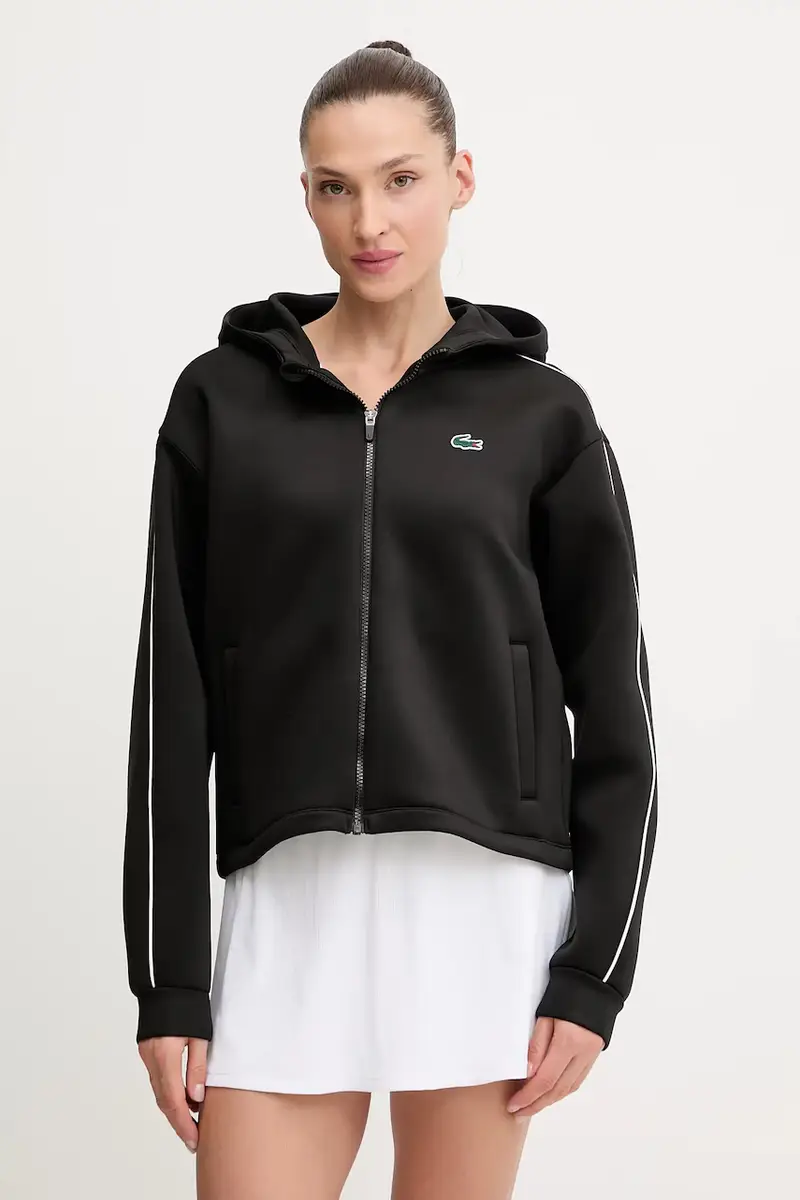 felpa donna colore nero con cappuccio SF8641