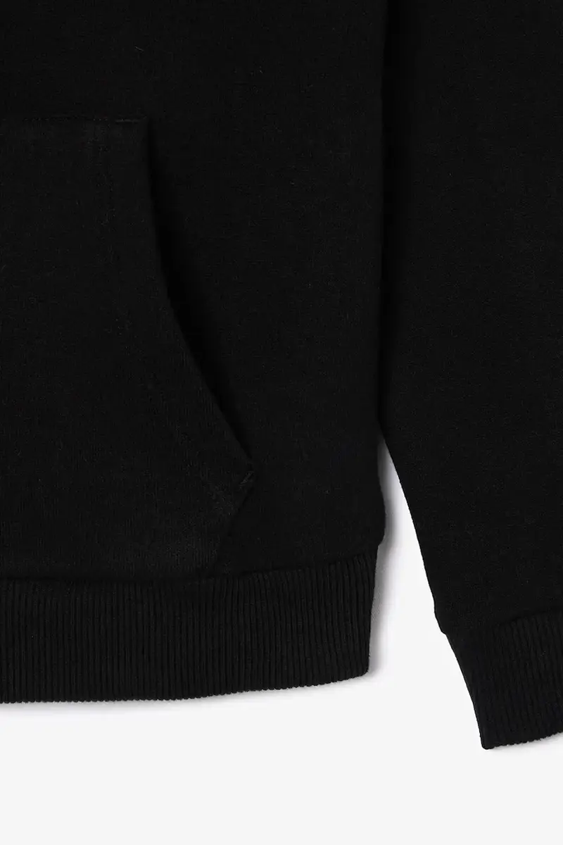 felpa in cotone bambino/a Nero miniatura 5