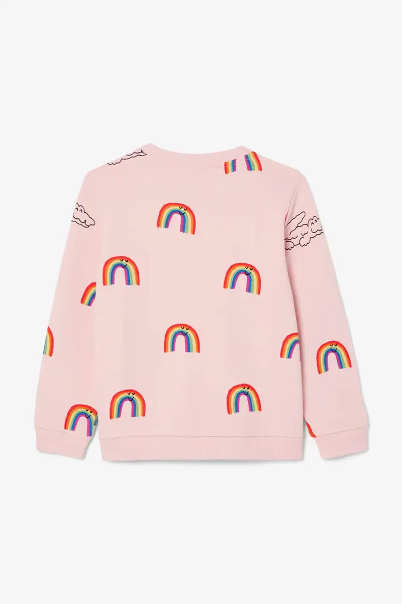 felpa in cotone bambino/a Rosa miniatura 2