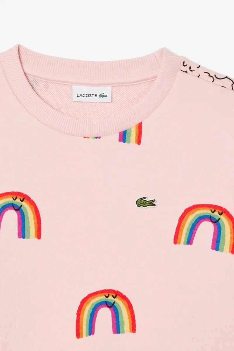 felpa in cotone bambino/a Rosa miniatura 3