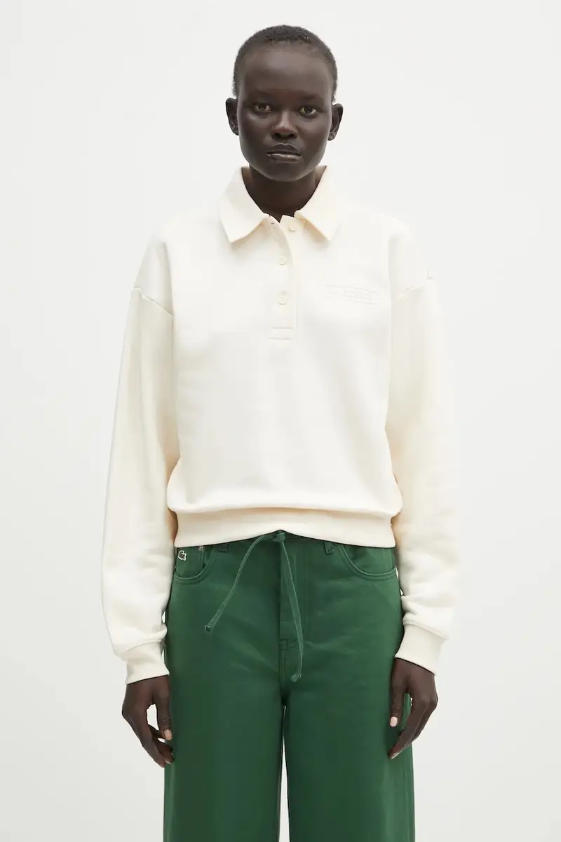 felpa in cotone colore beige SF0351