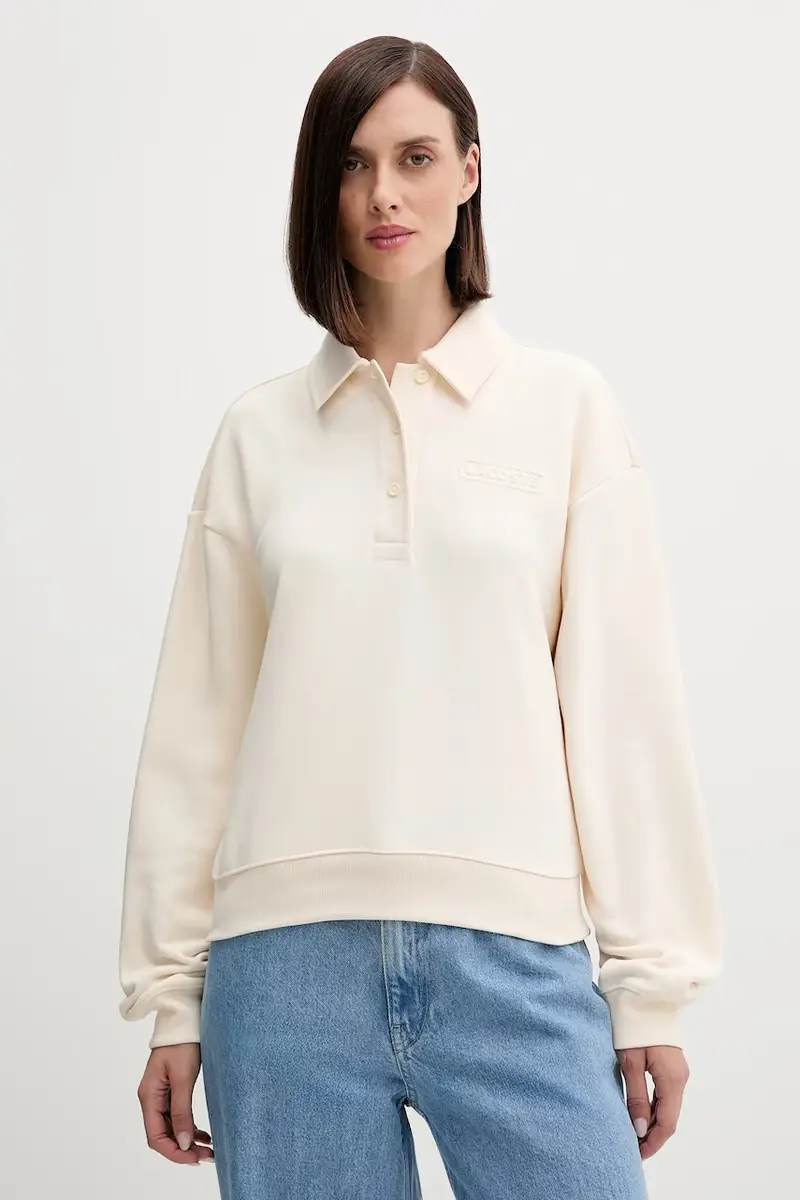 felpa in cotone colore beige SF0351