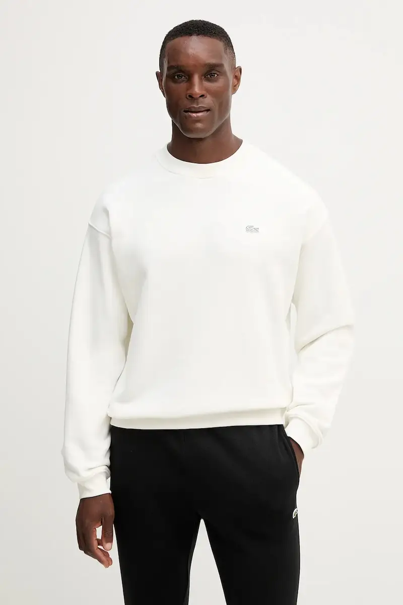 felpa in cotone colore beige SH7745