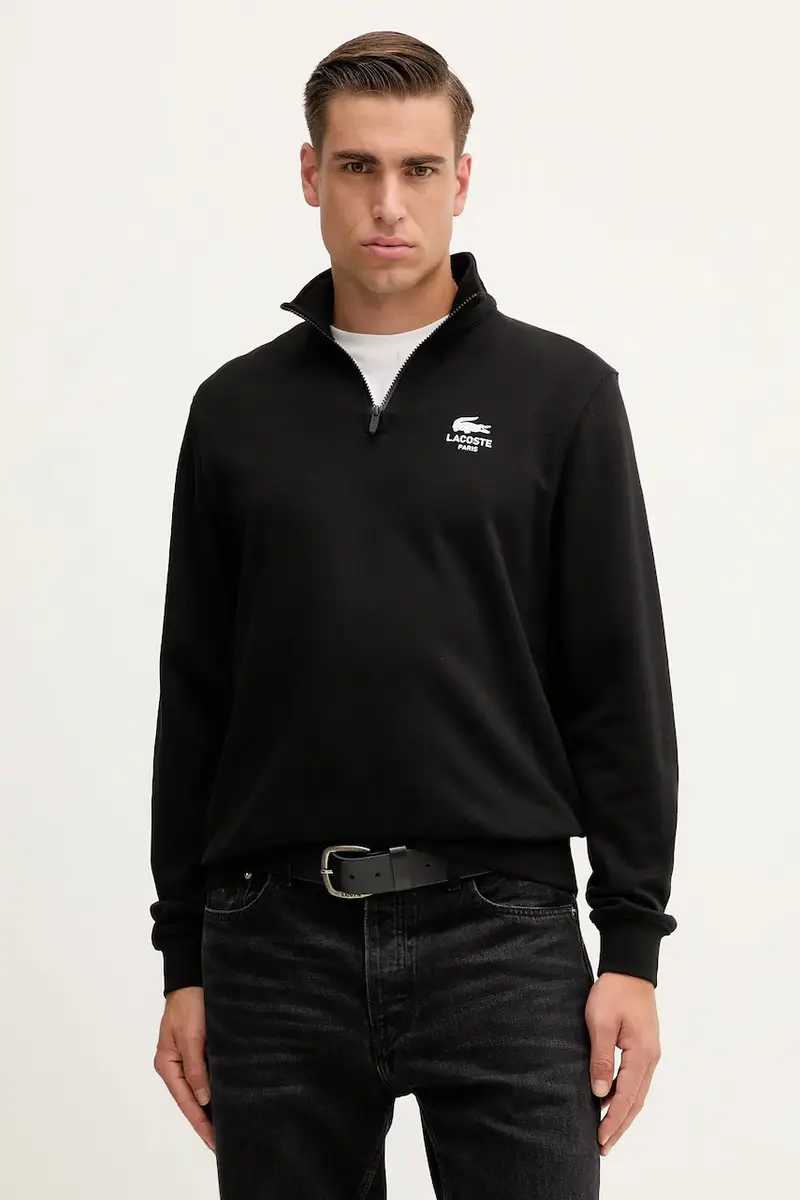 felpa in cotone colore nero SH2735 miniatura 2