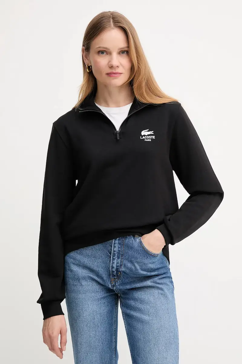 felpa in cotone colore nero SH2735 miniatura 3