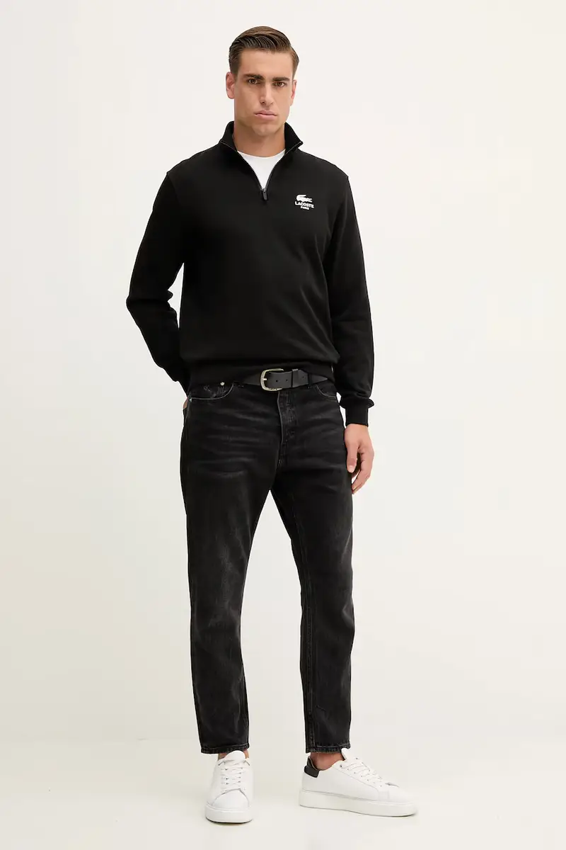 felpa in cotone colore nero SH2735 miniatura 4