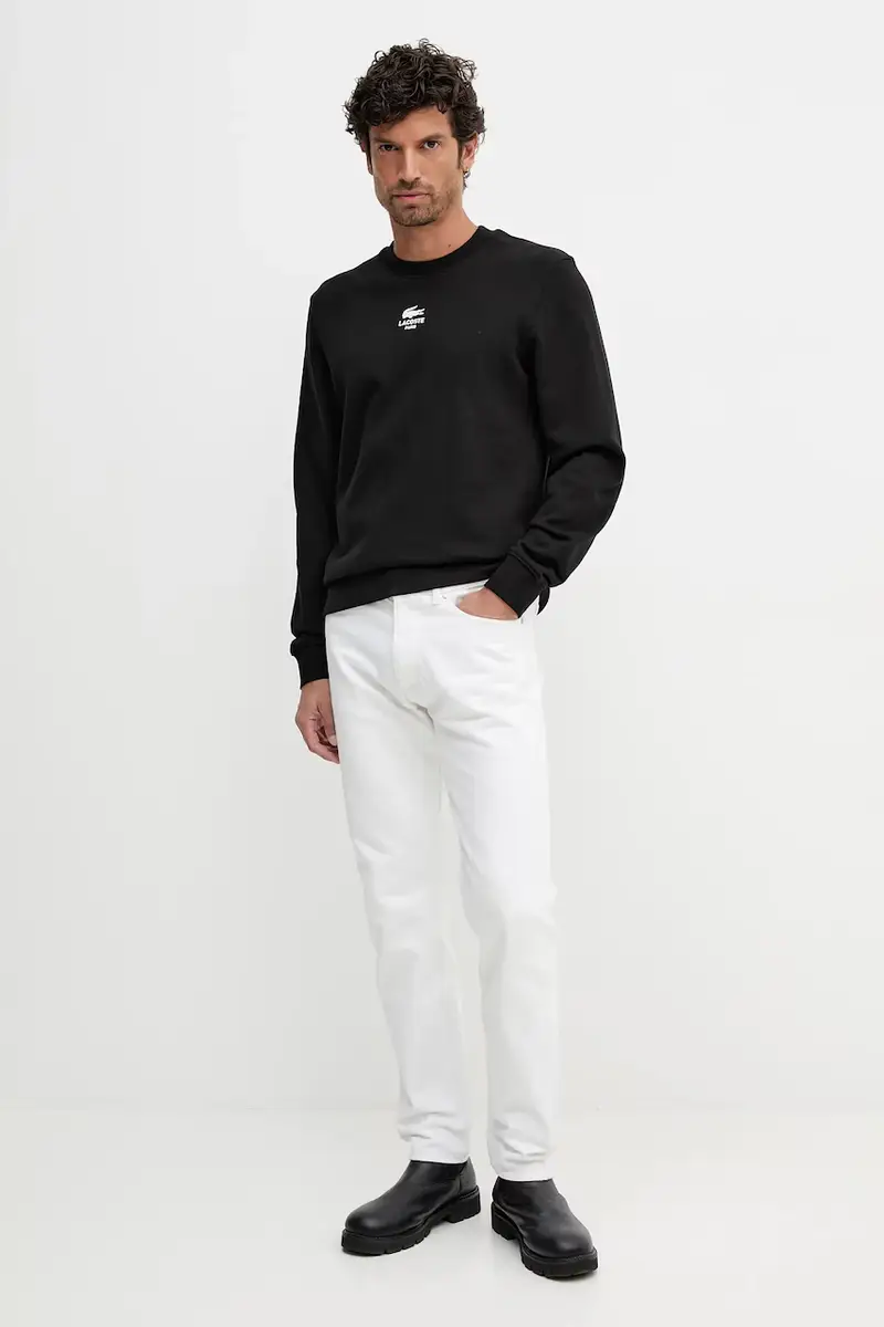 felpa in cotone colore nero SH2736 miniatura 2