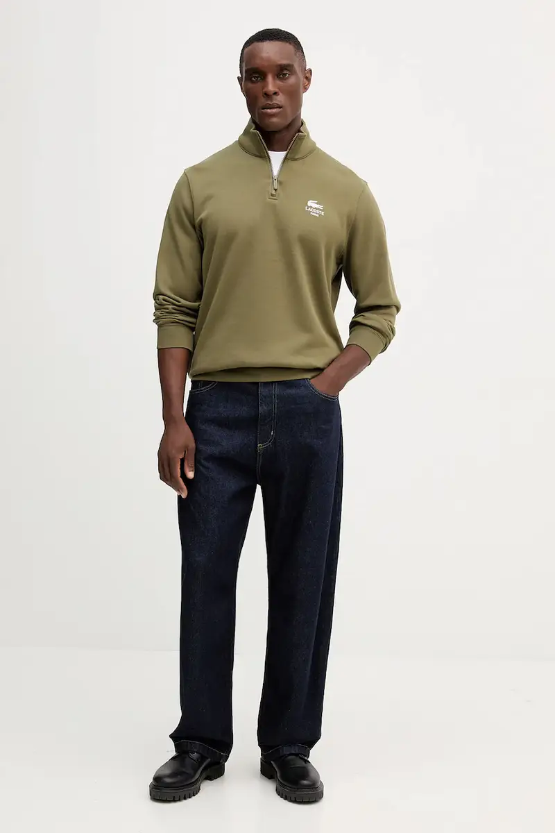 felpa in cotone colore verde SH2735 miniatura 3