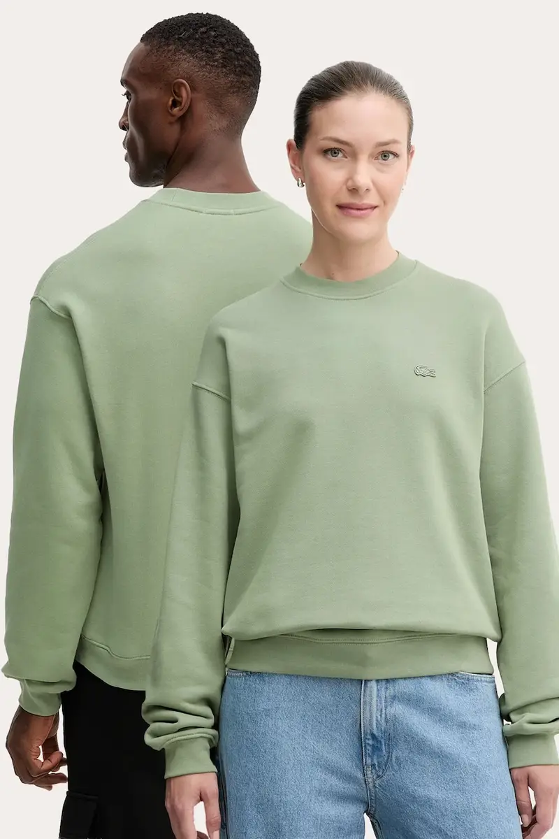 felpa in cotone colore verde SH7745