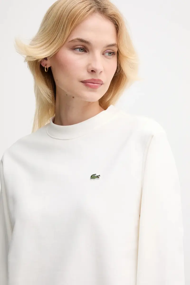 felpa in cotone donna colore beige SF5270 miniatura 4