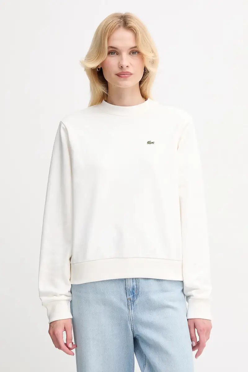 felpa in cotone donna colore beige SF5270