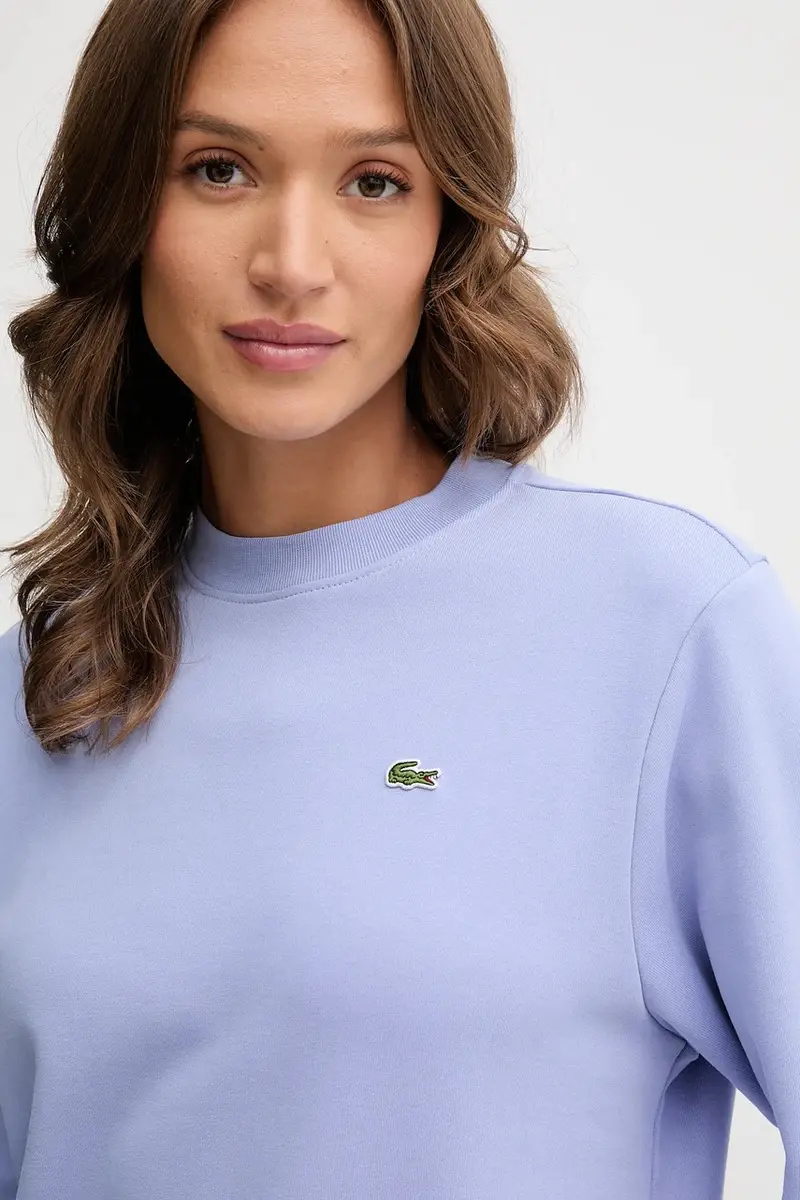 felpa in cotone donna colore blu SF5270 miniatura 4