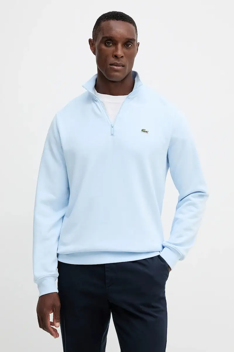 felpa in cotone uomo colore blu SH9774