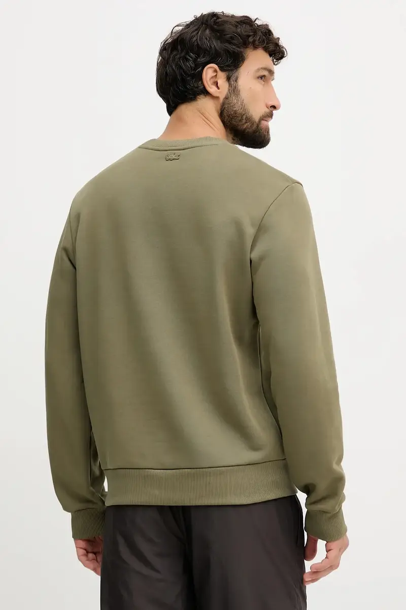 felpa in cotone uomo colore verde SH5884 miniatura 3