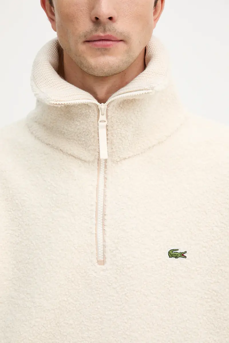 felpa in pile uomo colore beige SH5500 miniatura 5