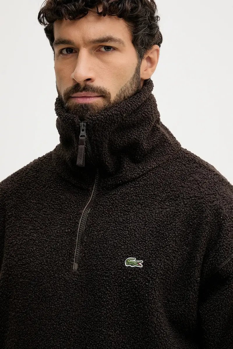 felpa in pile uomo colore marrone SH5500 miniatura 4