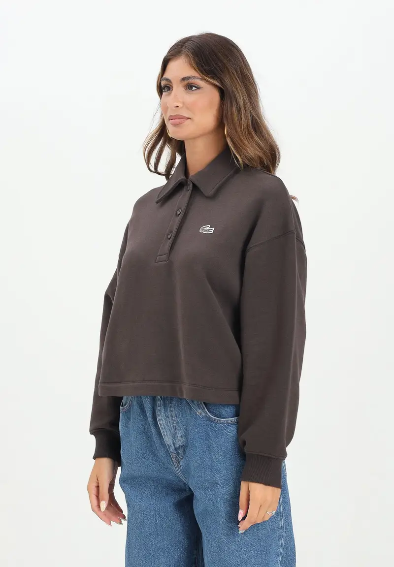 Lacoste Polo Donna Marrone 2187831