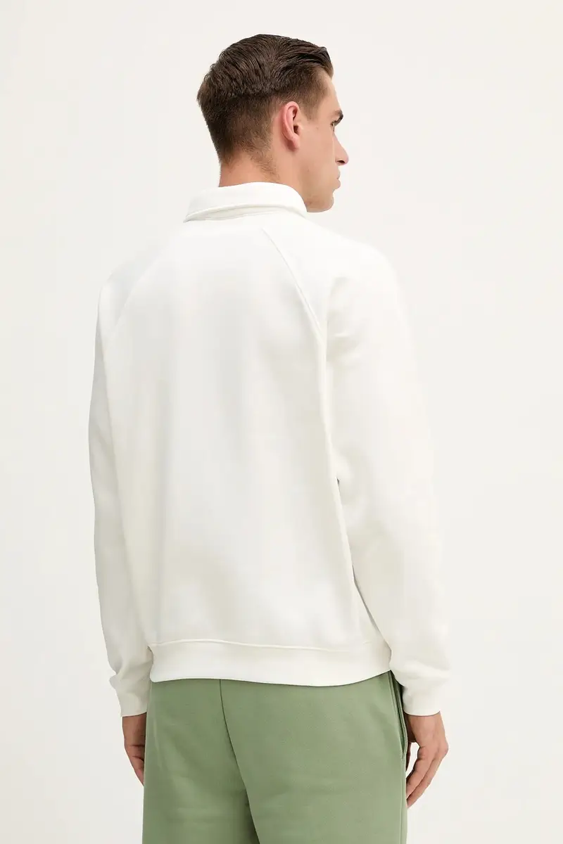 felpa uomo colore bianco con applicazione SH8323 miniatura 3