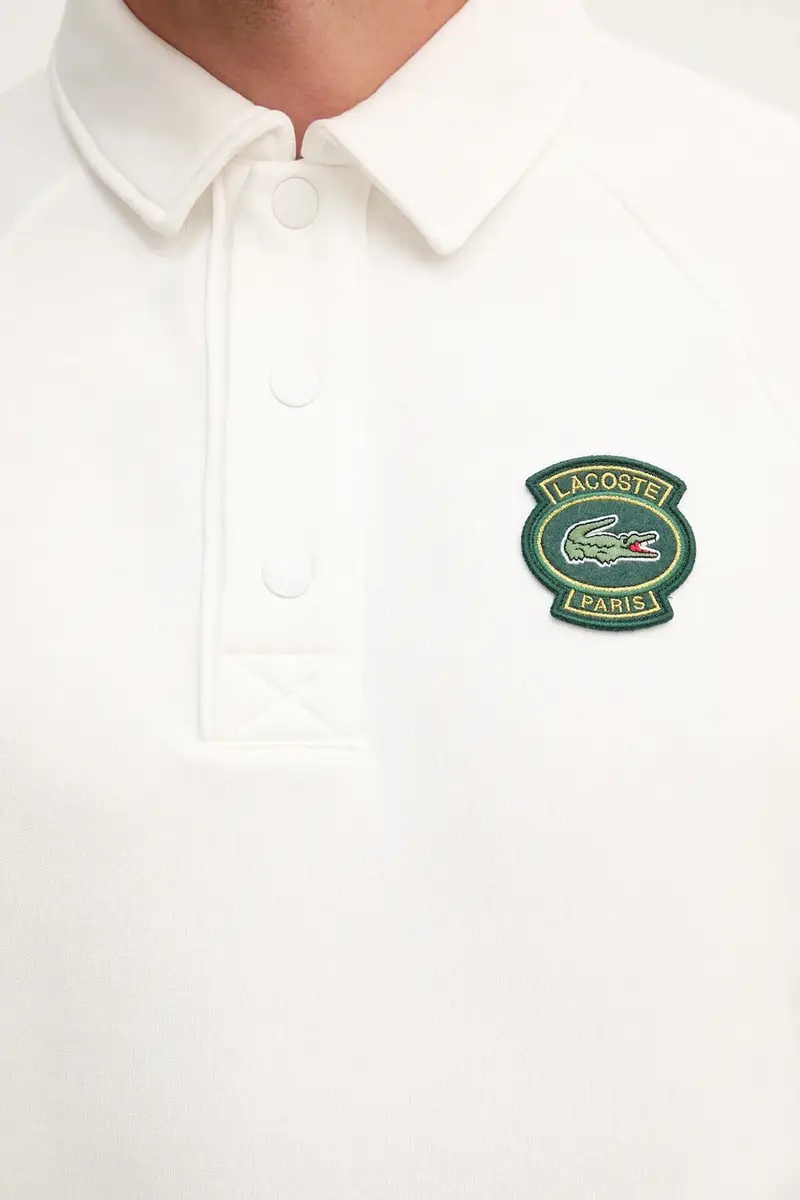 felpa uomo colore bianco con applicazione SH8323 miniatura 5