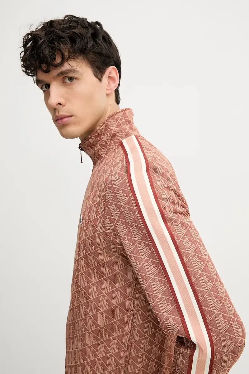 felpa uomo colore marrone Rosso miniatura 4