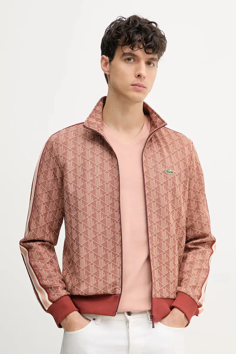 felpa uomo colore marrone Rosso