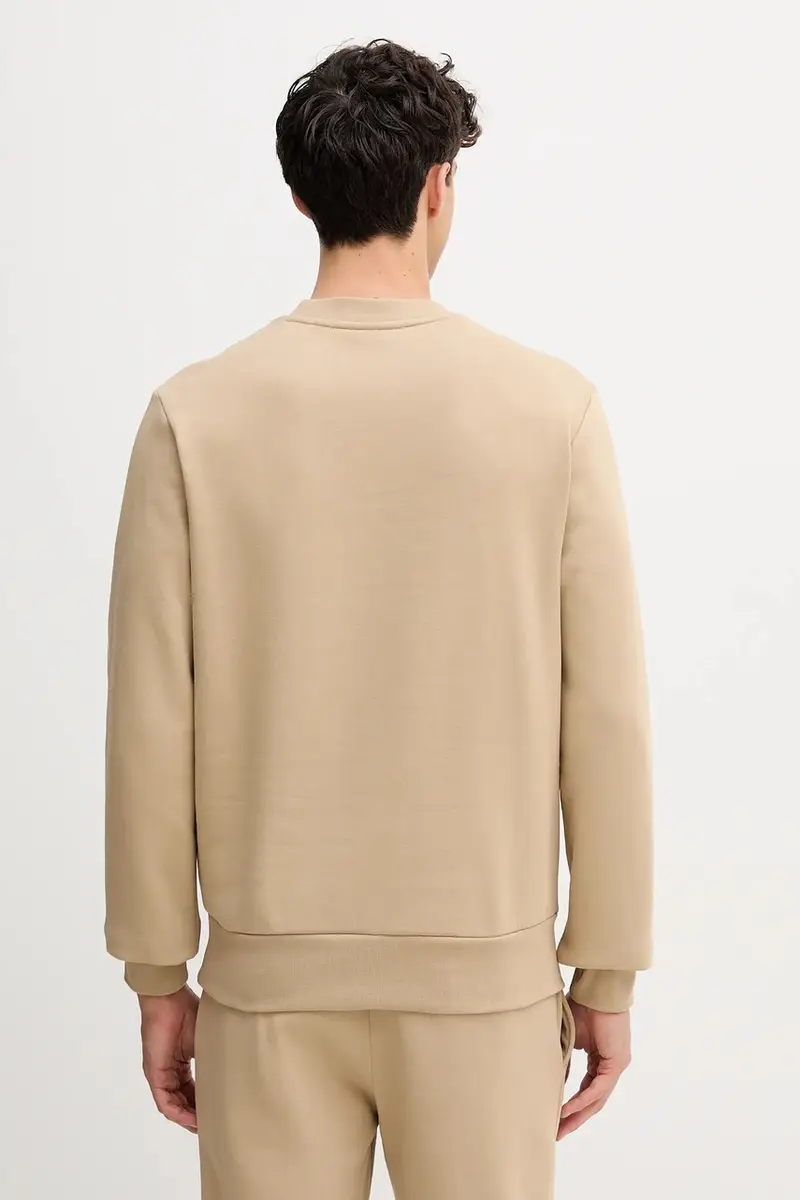 felpa uomo colore nero Beige miniatura 3