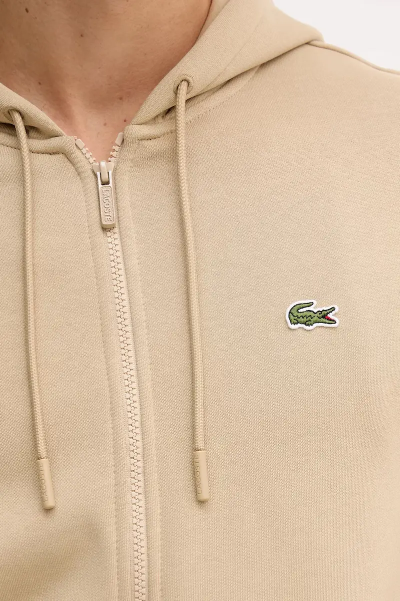 felpa uomo colore nero con cappuccio Beige miniatura 5