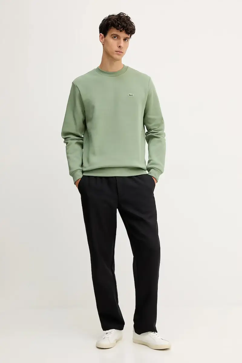 felpa uomo colore nero Verde miniatura 2