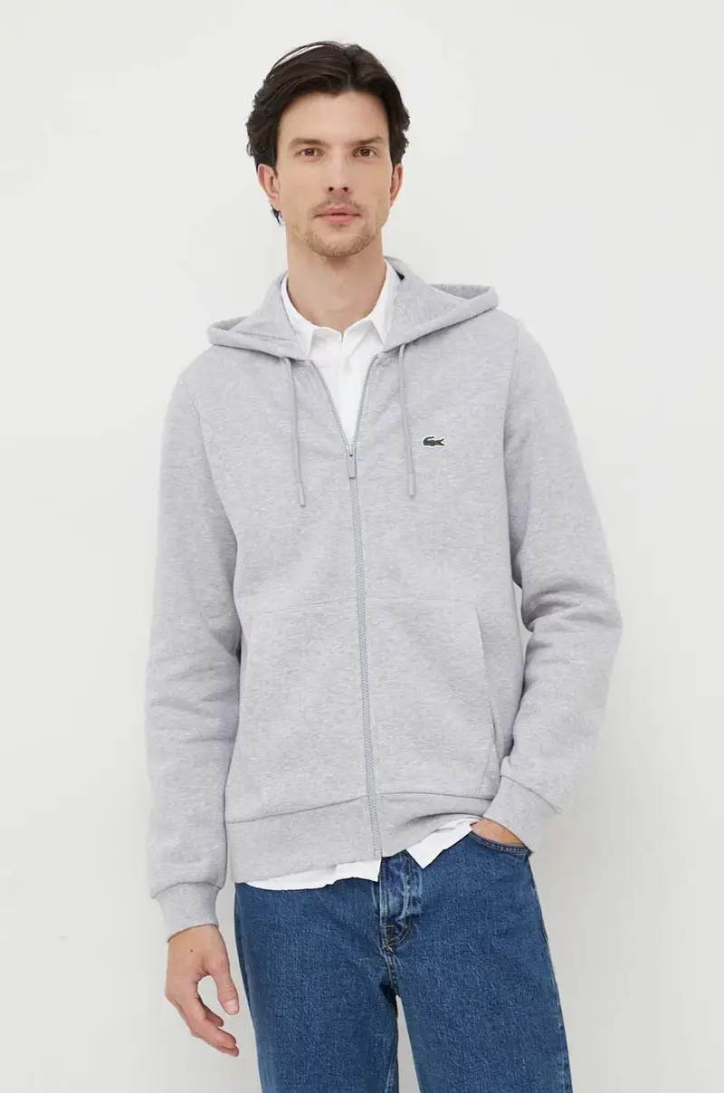 felpa uomo con cappuccio Grigio