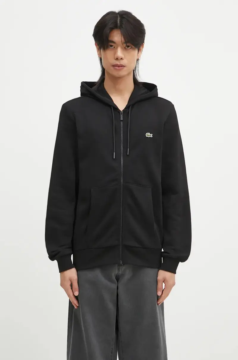 felpa uomo con cappuccio Nero