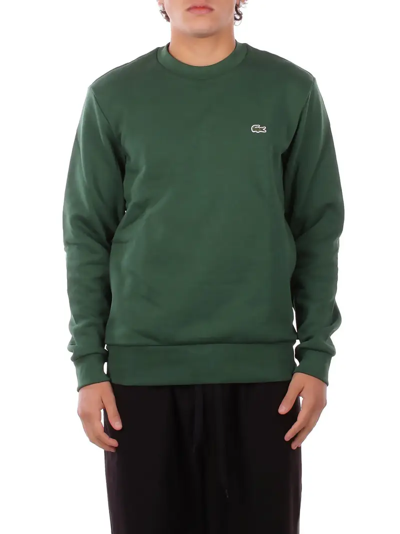 Felpa Uomo LACOSTE Verde Sweatshirt