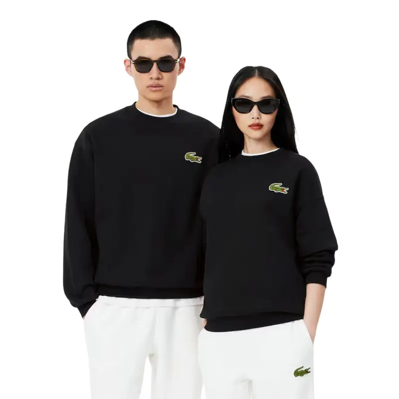 felpe senza cappuccio donna lacoste - sweatshirt - n d BLACK