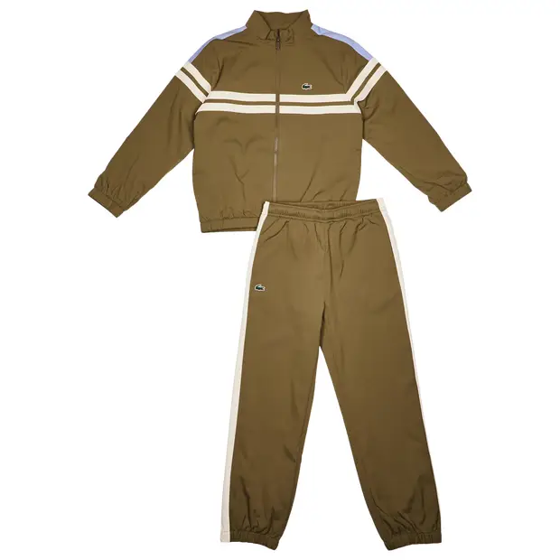 Front Stripe Croc Bambini - Tute da ginnastica Olivo - Woven Olive