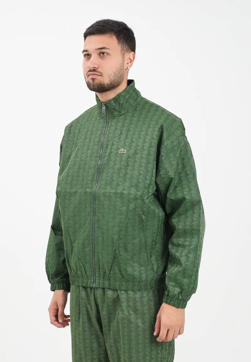 Giacca a vento Monogram verde da uomo