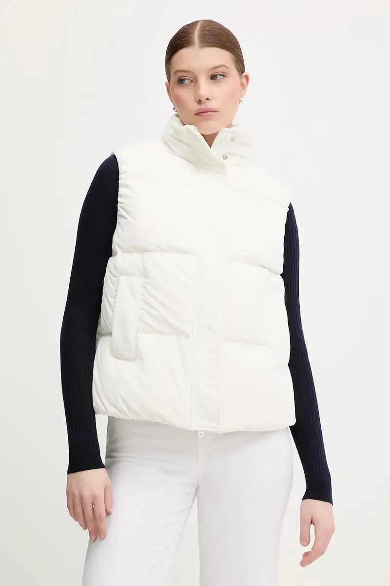 gilet in piuma Bianco