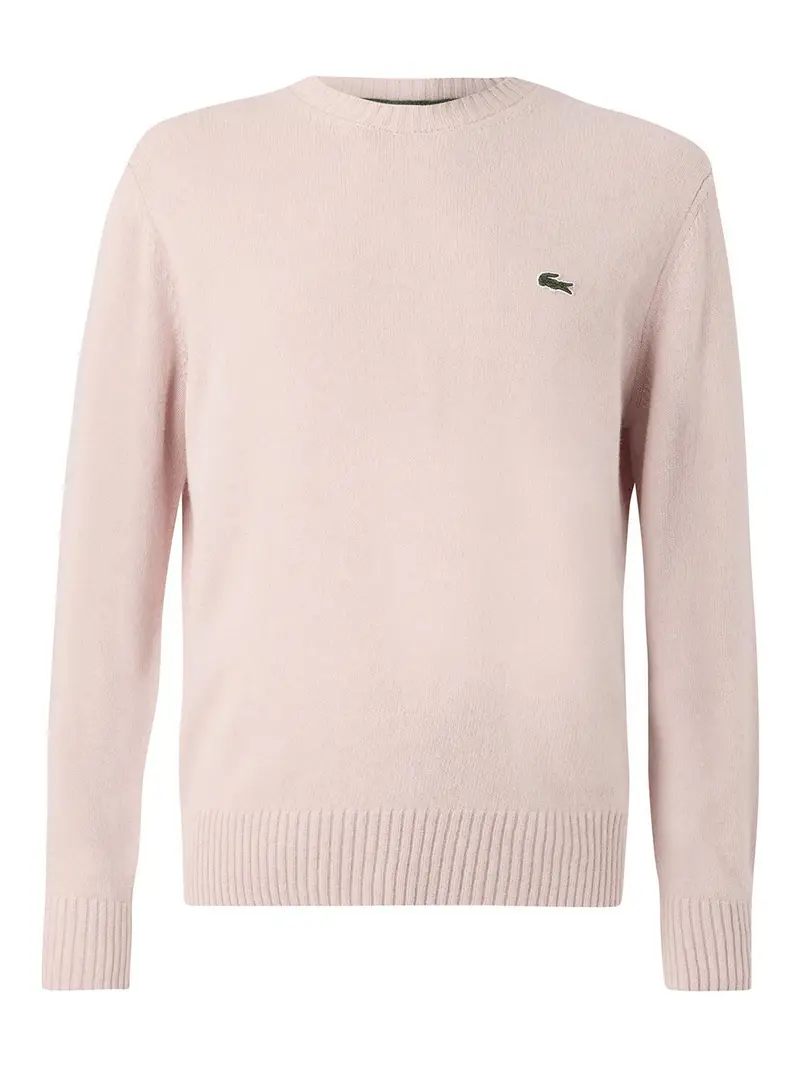 Girocollo in lana cardata Color Carne E Neutri