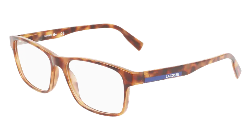 Lacoste Junior L3649 214 Montature da vista Bio-iniettato Havana  Squadrata Normale Fotocromatiche