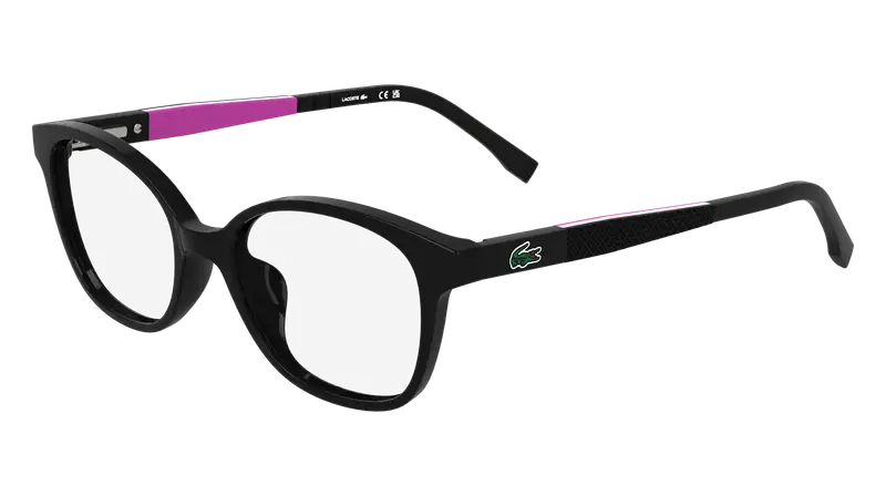 Lacoste Junior L3662 001 Montature da vista Bio-iniettato Nero Squadrata Normale
