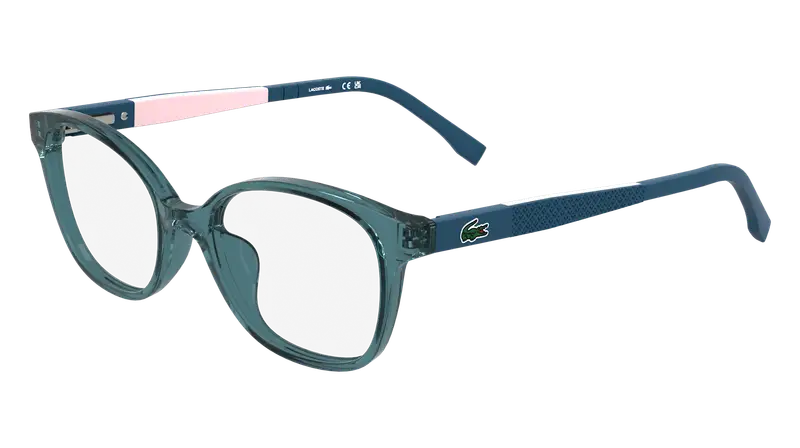 Lacoste Junior L3662 401 Montature da vista Bio-iniettato Azzurro Squadrata Normale