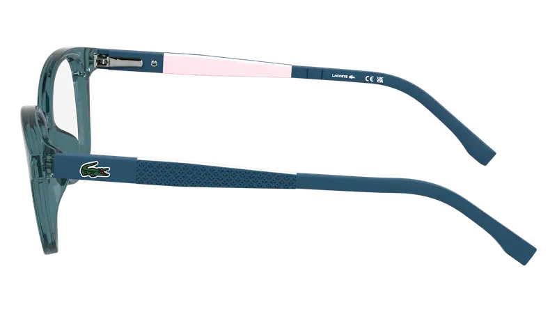 Lacoste Junior L3662 401 Montature da vista Bio-iniettato Azzurro Squadrata Normale miniatura 2