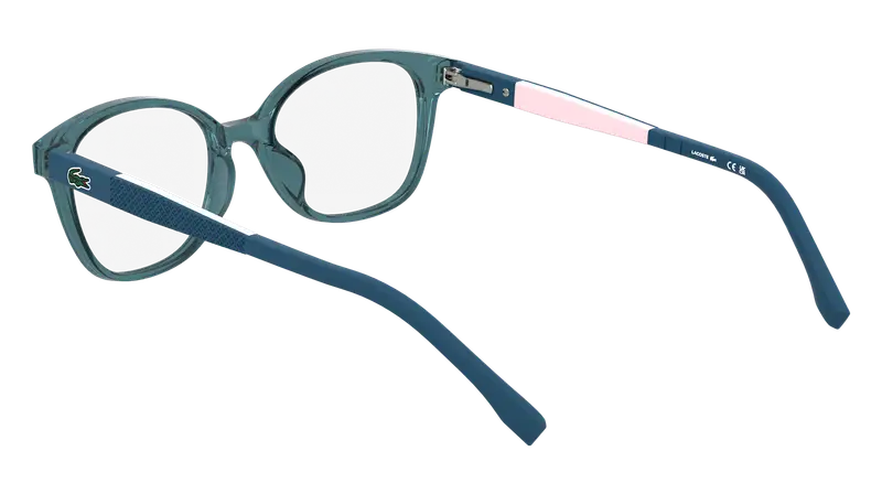 Lacoste Junior L3662 401 Montature da vista Bio-iniettato Azzurro Squadrata Normale miniatura 3