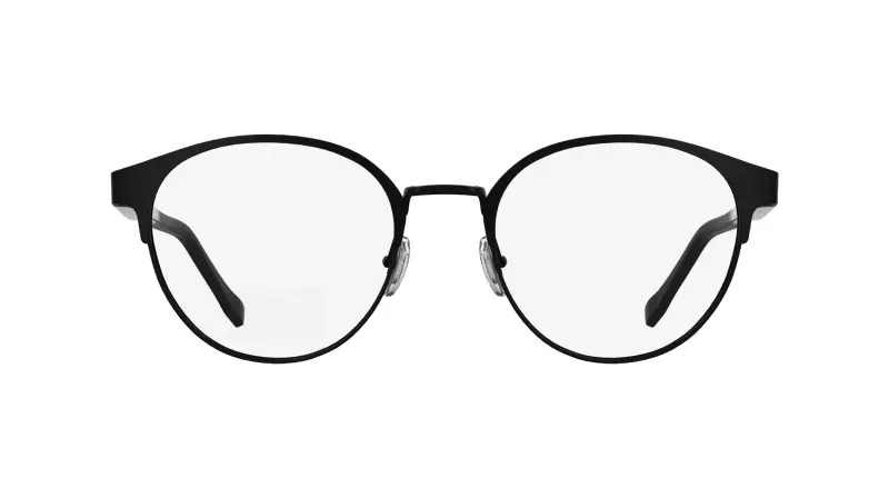 Junior Lacoste L3115 002 Montature da vista Metallo Nero Rotonda Normale miniatura 2