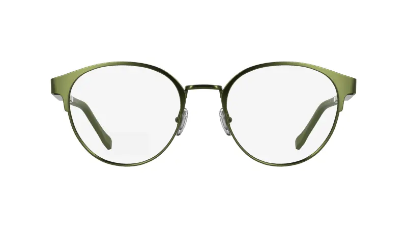 Junior Lacoste L3115 275 Montature da vista Metallo Verde Rotonda Normale miniatura 2