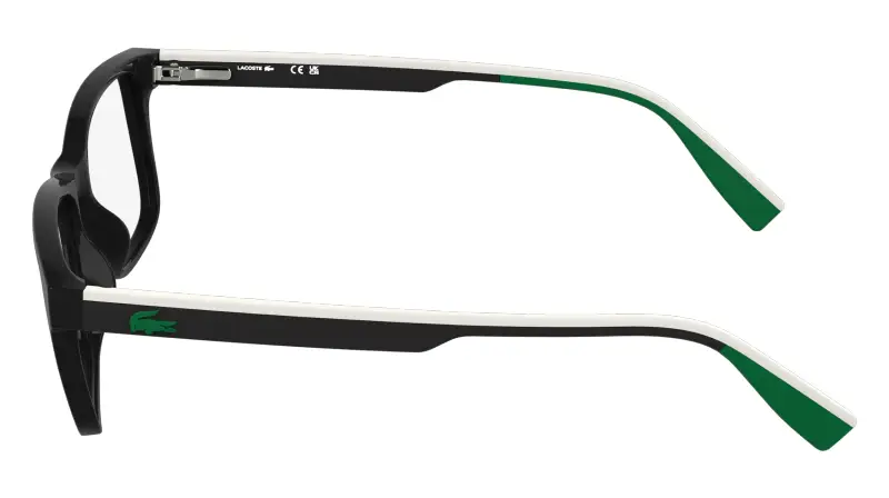 Junior Lacoste L3665 001 Montature da vista Bio-iniettato Nero Squadrata Normale miniatura 3