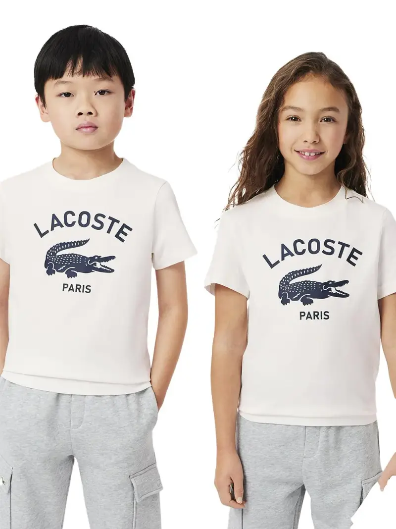 LACOSTE KIDS T-shirt Bianco 2536257 miniatura 2