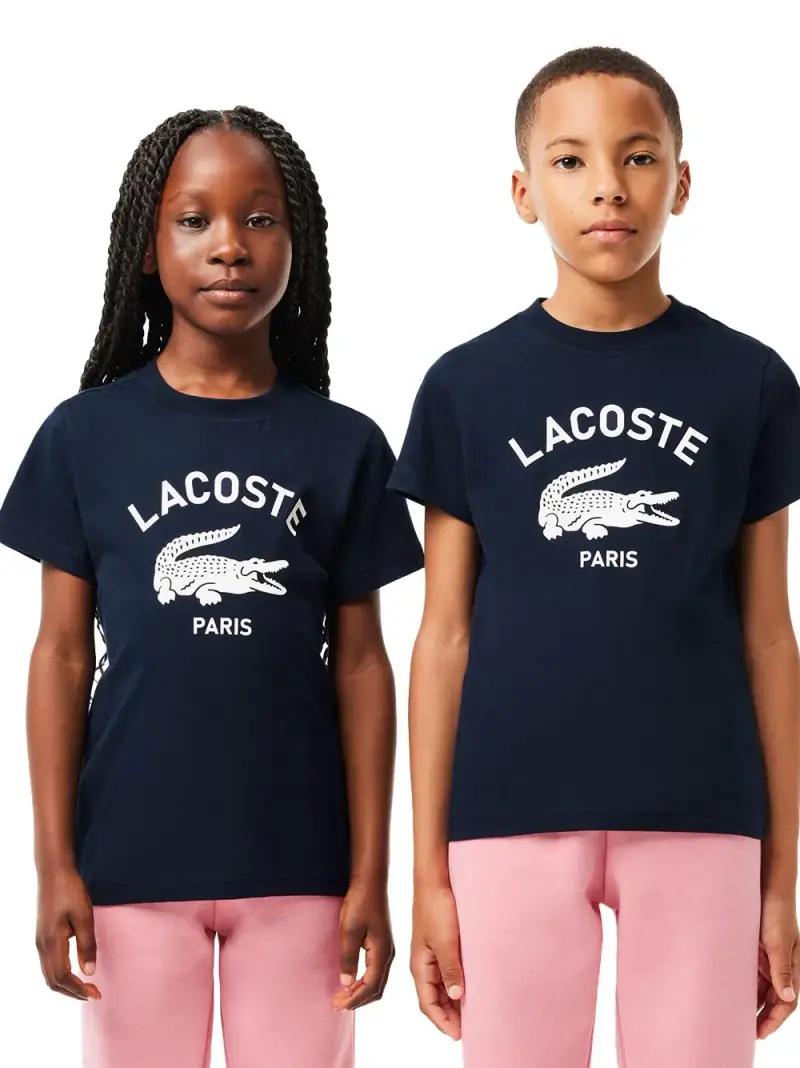 LACOSTE KIDS T-shirt Blu 2536256 miniatura 3