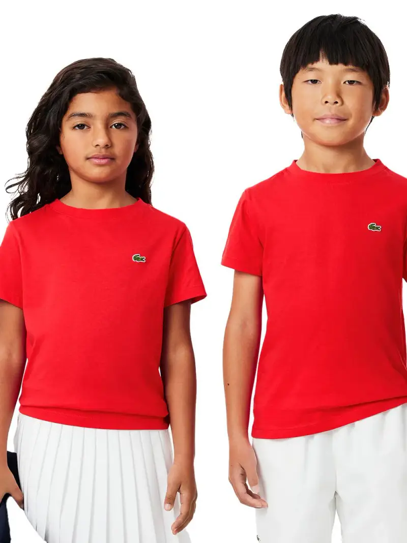 LACOSTE KIDS T-shirt Rosso 2536254 miniatura 3