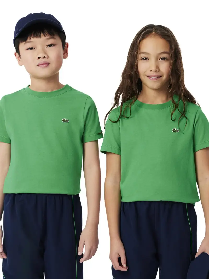 LACOSTE KIDS T-shirt Verde 2536253 miniatura 3