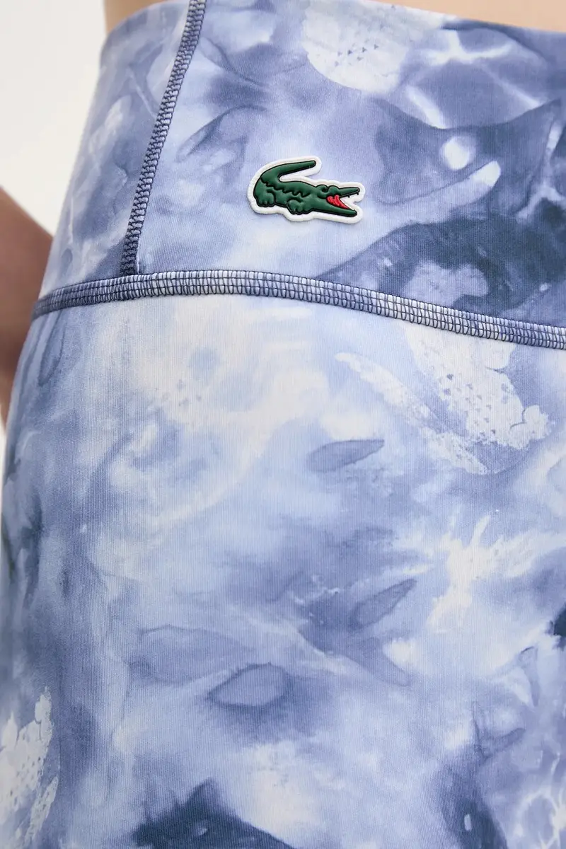 Lacoste Leggings Donna Blu 3313155 miniatura 4
